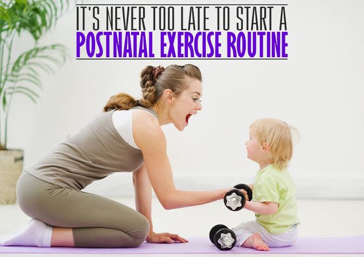 Returning to exercise after having a baby
